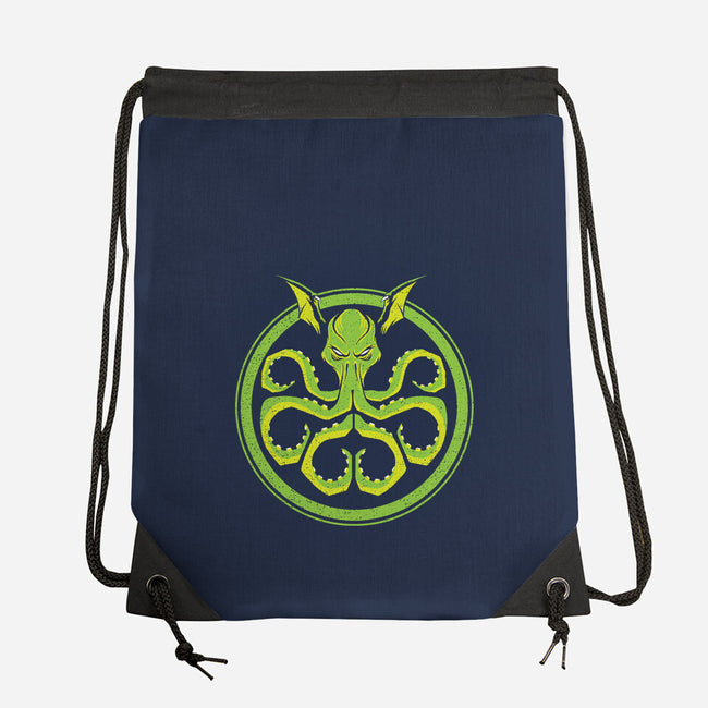Hail Cthulhu-none drawstring bag-dalethesk8er