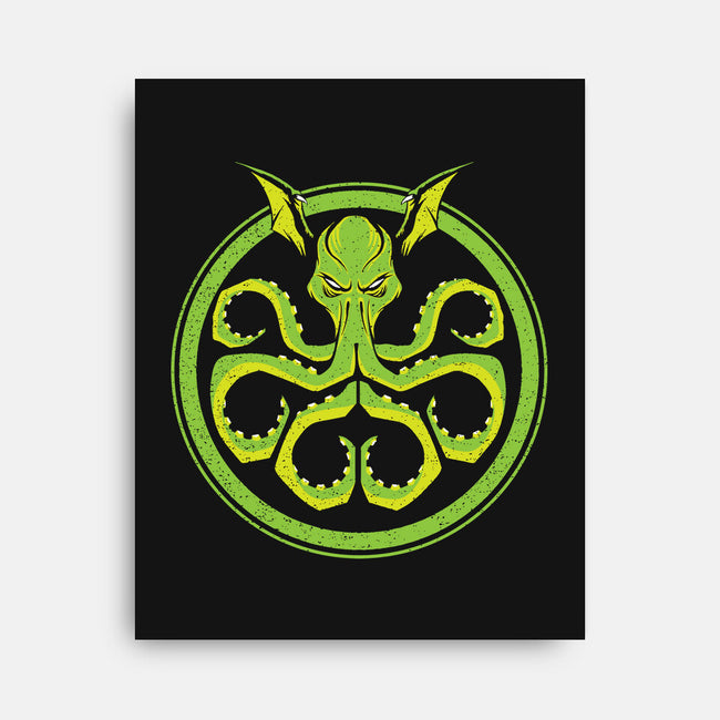 Hail Cthulhu-none stretched canvas-dalethesk8er
