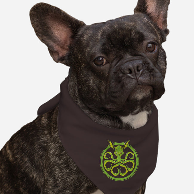 Hail Cthulhu-dog bandana pet collar-dalethesk8er