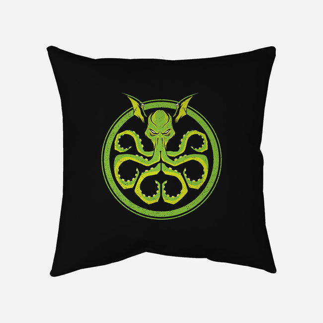 Hail Cthulhu-none removable cover w insert throw pillow-dalethesk8er