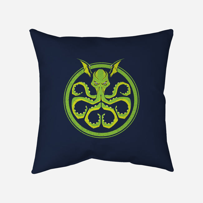 Hail Cthulhu-none removable cover w insert throw pillow-dalethesk8er