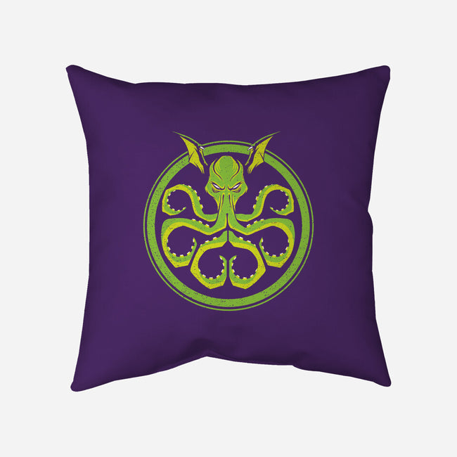 Hail Cthulhu-none removable cover w insert throw pillow-dalethesk8er