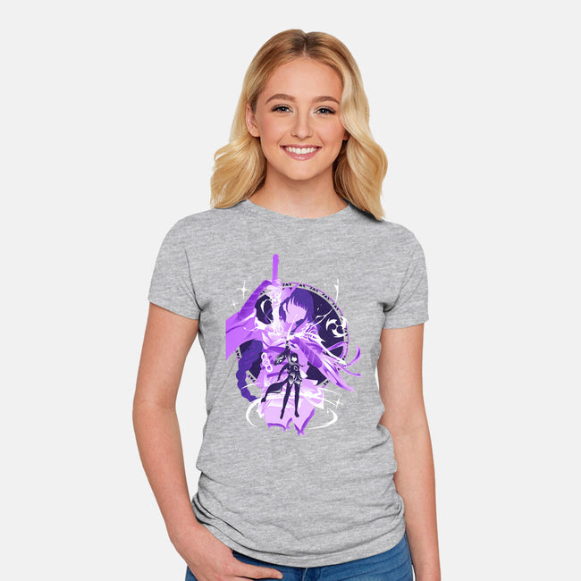 Plane Of Euthymia Raiden-womens fitted tee-hypertwenty
