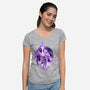 Plane Of Euthymia Raiden-womens v-neck tee-hypertwenty