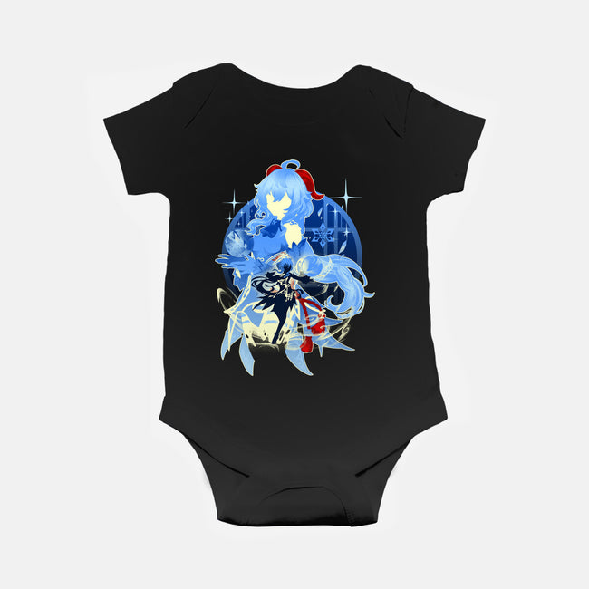 Plenilune Gaze Ganyu-baby basic onesie-hypertwenty