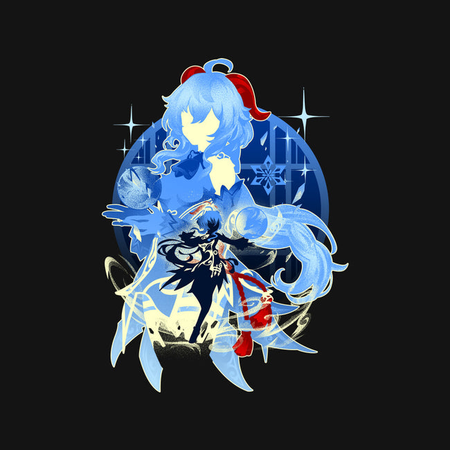 Plenilune Gaze Ganyu-womens basic tee-hypertwenty