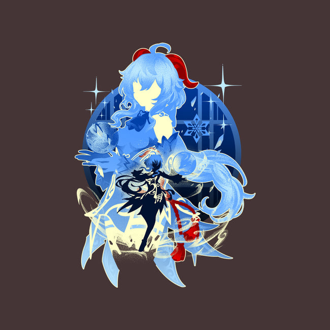Plenilune Gaze Ganyu-none stretched canvas-hypertwenty