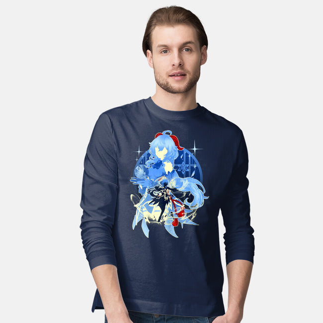 Plenilune Gaze Ganyu-mens long sleeved tee-hypertwenty