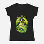 Verdant Strider Tighnari-womens v-neck tee-hypertwenty