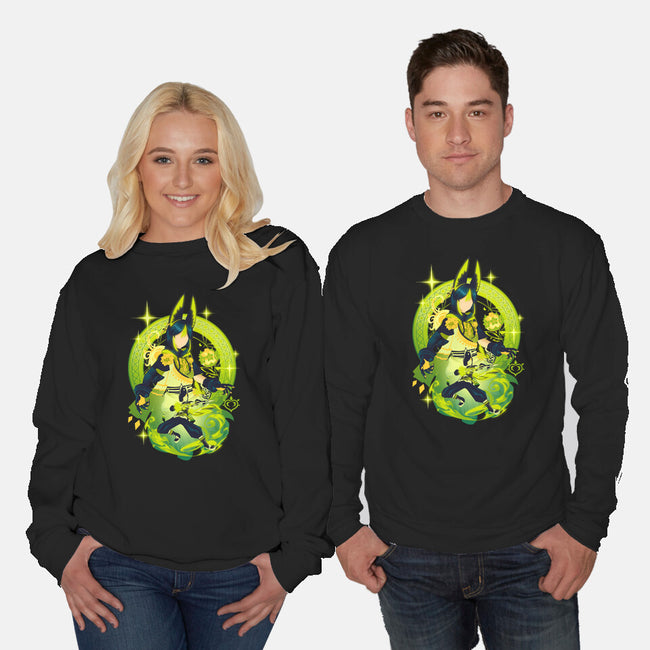 Verdant Strider Tighnari-unisex crew neck sweatshirt-hypertwenty