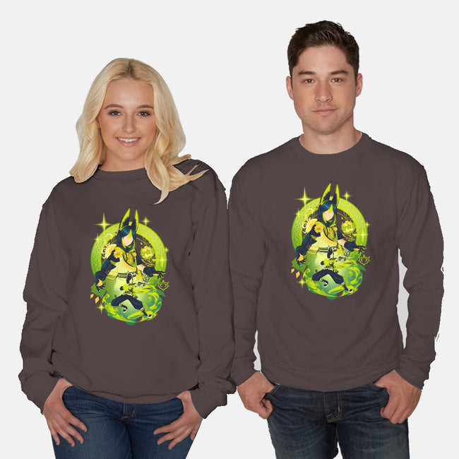 Verdant Strider Tighnari-unisex crew neck sweatshirt-hypertwenty
