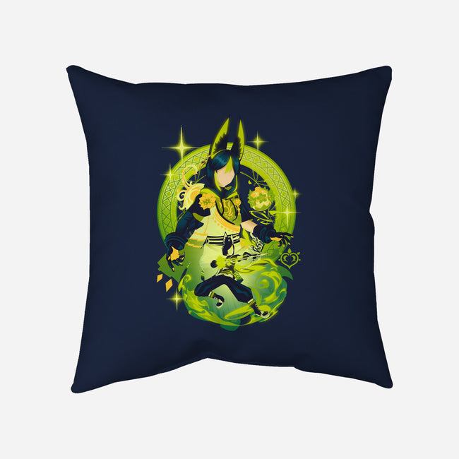 Verdant Strider Tighnari-none removable cover w insert throw pillow-hypertwenty