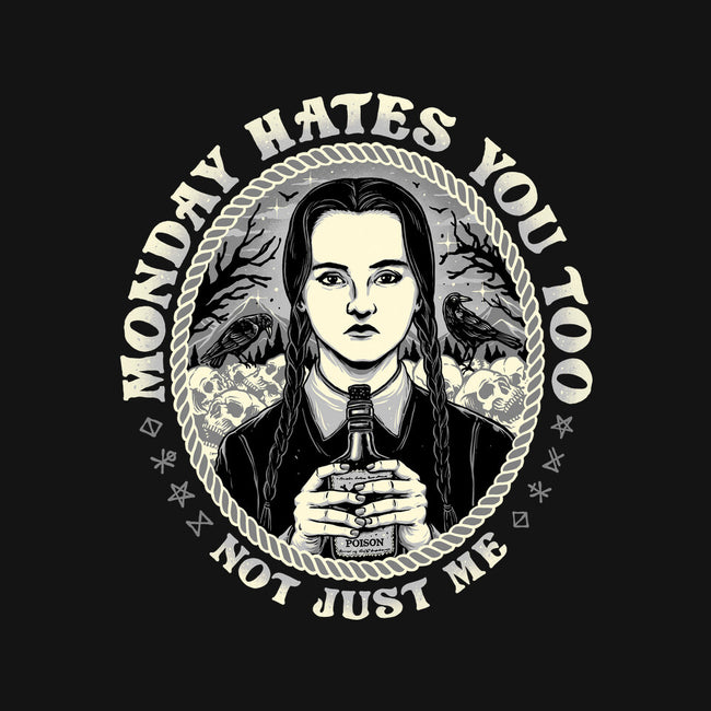 Monday Hates You Too-unisex basic tee-momma_gorilla