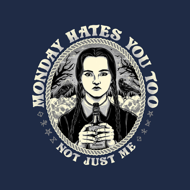 Monday Hates You Too-unisex zip-up sweatshirt-momma_gorilla