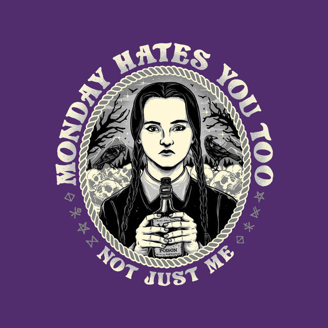 Monday Hates You Too-womens off shoulder tee-momma_gorilla