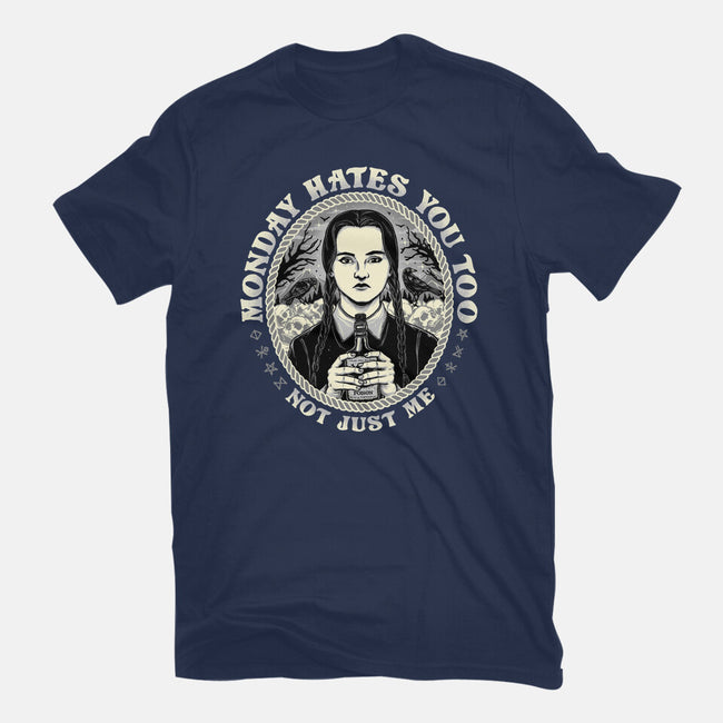 Monday Hates You Too-mens basic tee-momma_gorilla