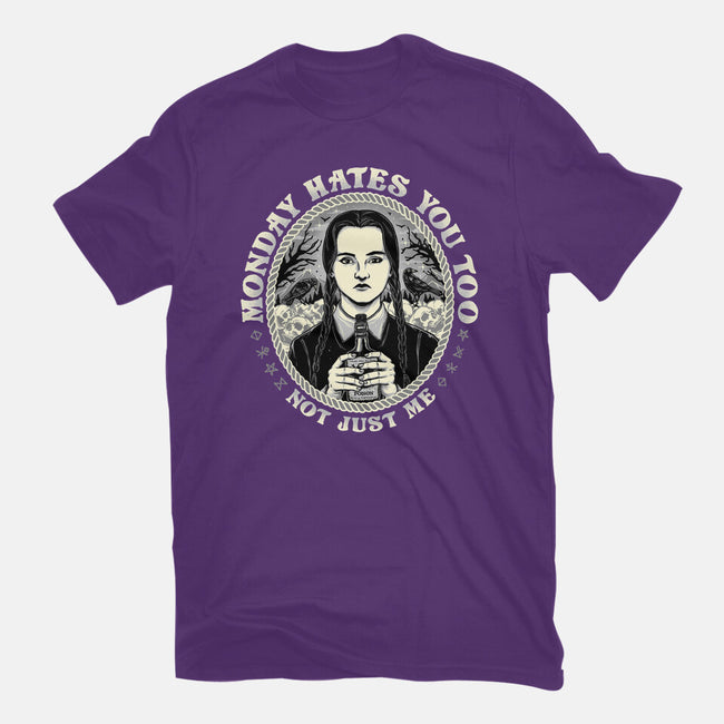 Monday Hates You Too-mens basic tee-momma_gorilla