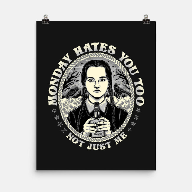Monday Hates You Too-none matte poster-momma_gorilla