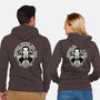 Monday Hates You Too-unisex zip-up sweatshirt-momma_gorilla