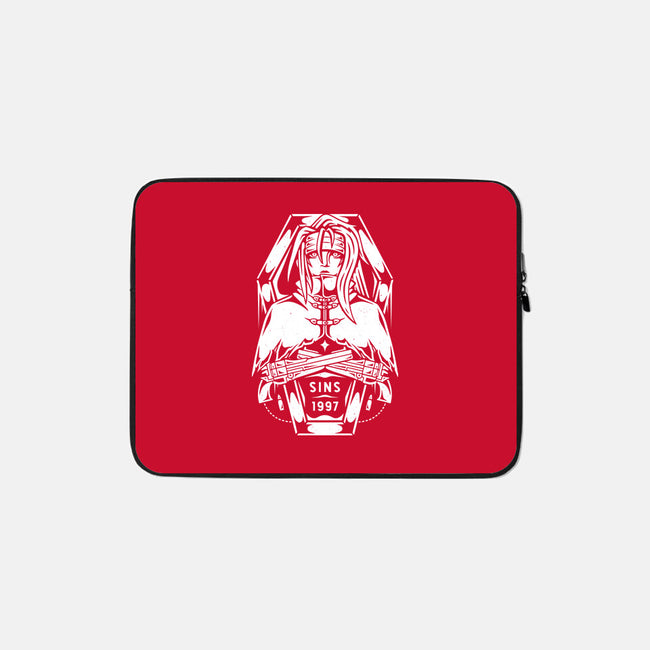 Vincent Valentine-none zippered laptop sleeve-Alundrart