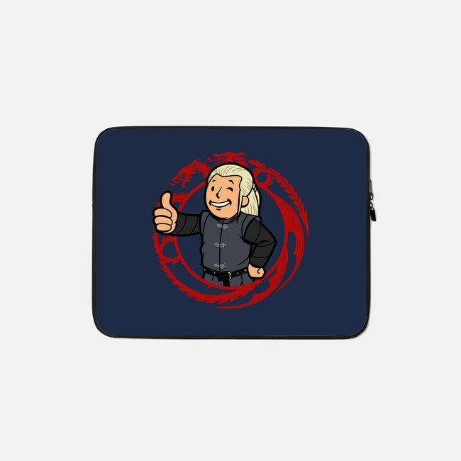 Vault Daemon-none zippered laptop sleeve-Boggs Nicolas