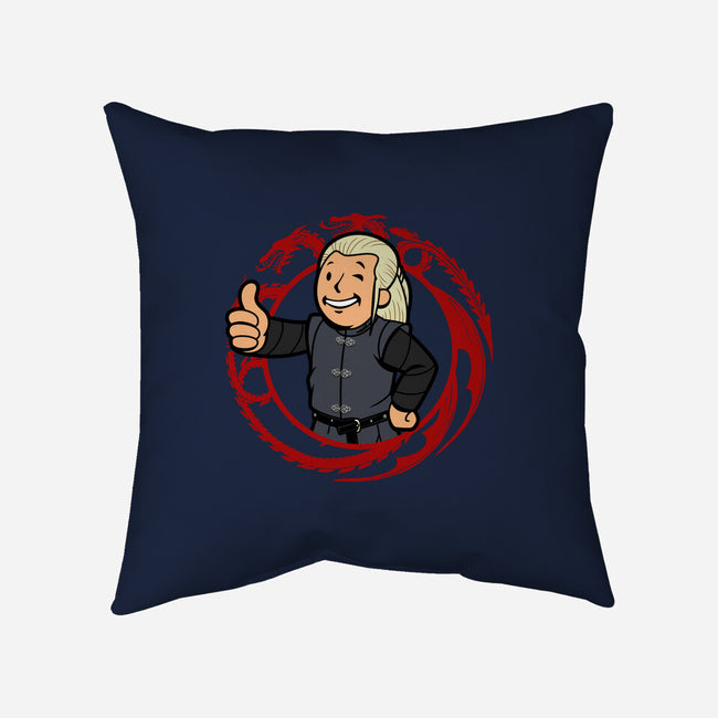 Vault Daemon-none removable cover w insert throw pillow-Boggs Nicolas