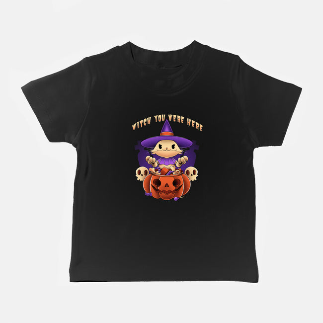 Witch You Were Here-baby basic tee-ManuelTurchiDesign