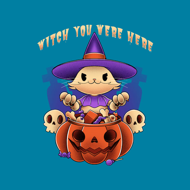 Witch You Were Here-none fleece blanket-ManuelTurchiDesign