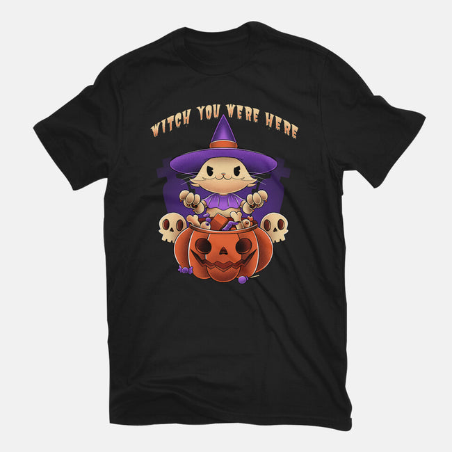 Witch You Were Here-mens basic tee-ManuelTurchiDesign