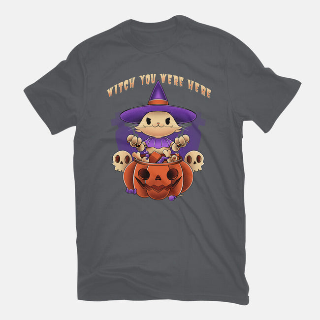 Witch You Were Here-mens premium tee-ManuelTurchiDesign