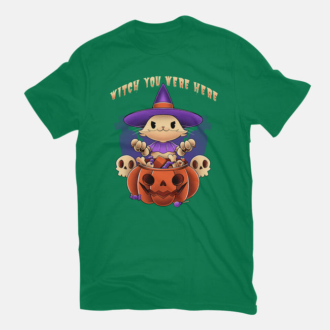 Witch You Were Here-mens basic tee-ManuelTurchiDesign