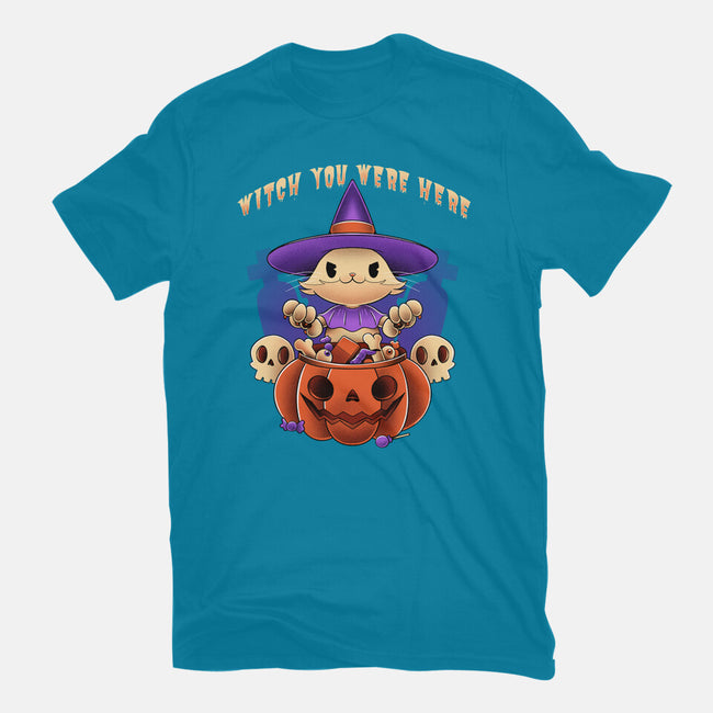 Witch You Were Here-mens basic tee-ManuelTurchiDesign