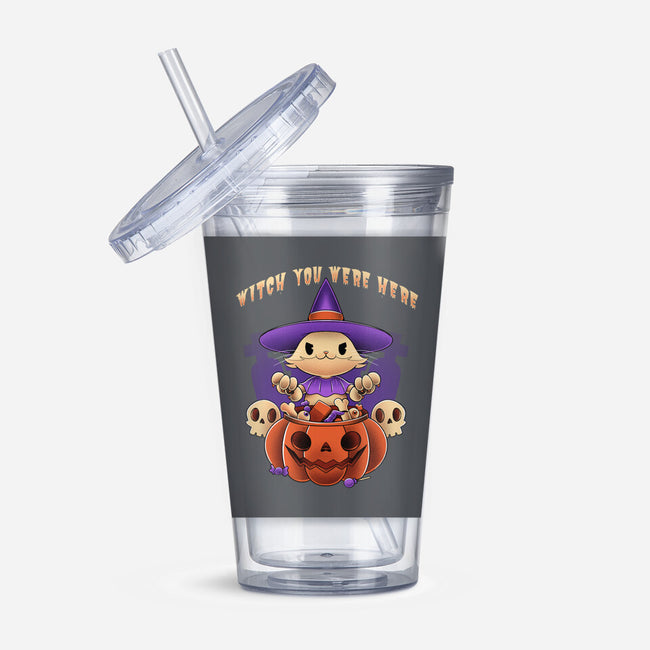 Witch You Were Here-none acrylic tumbler drinkware-ManuelTurchiDesign