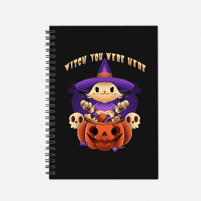 Witch You Were Here-none dot grid notebook-ManuelTurchiDesign