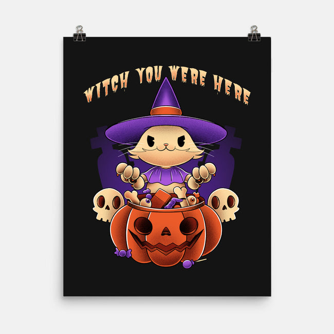 Witch You Were Here-none matte poster-ManuelTurchiDesign