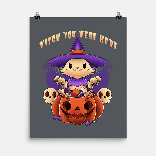 Witch You Were Here-none matte poster-ManuelTurchiDesign