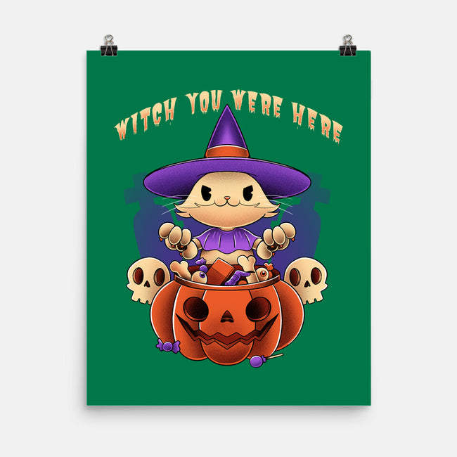 Witch You Were Here-none matte poster-ManuelTurchiDesign