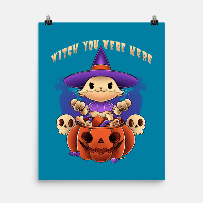 Witch You Were Here-none matte poster-ManuelTurchiDesign