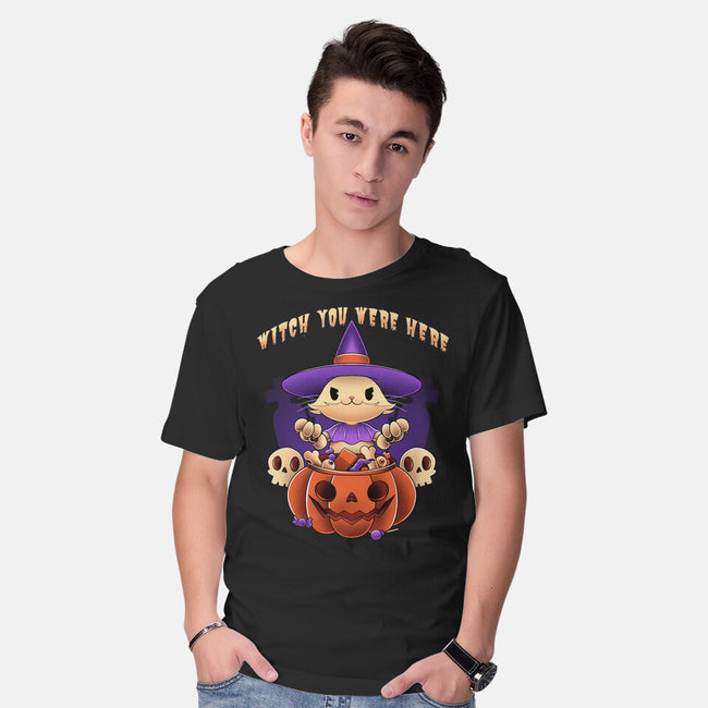 Witch You Were Here-mens basic tee-ManuelTurchiDesign