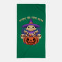 Witch You Were Here-none beach towel-ManuelTurchiDesign