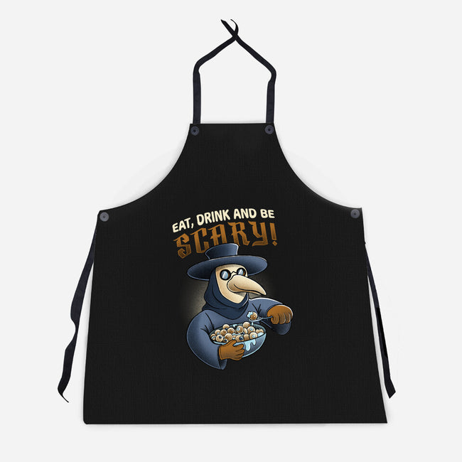 Eat Drink And Be Scary-unisex kitchen apron-ManuelTurchiDesign