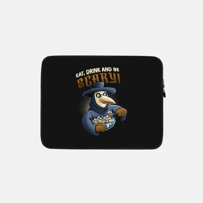 Eat Drink And Be Scary-none zippered laptop sleeve-ManuelTurchiDesign