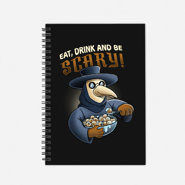 Eat Drink And Be Scary-none dot grid notebook-ManuelTurchiDesign