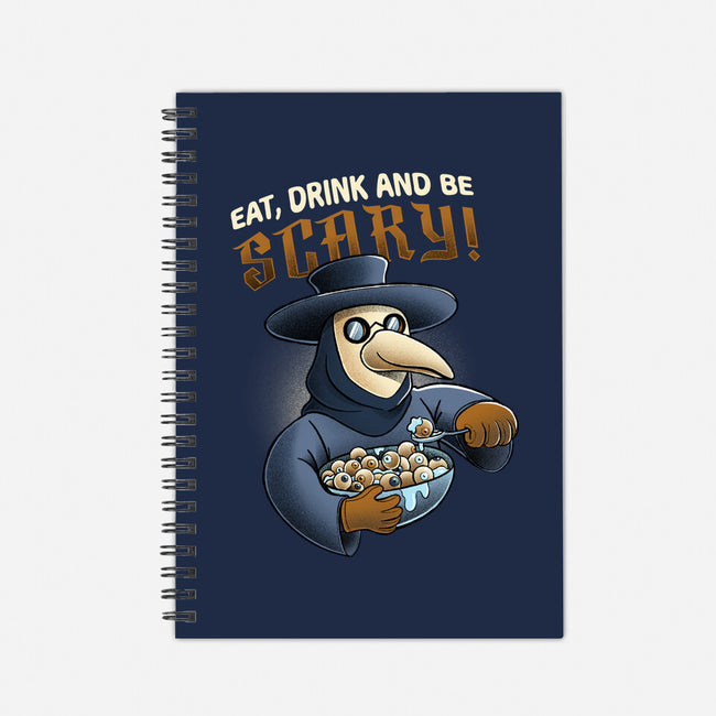 Eat Drink And Be Scary-none dot grid notebook-ManuelTurchiDesign