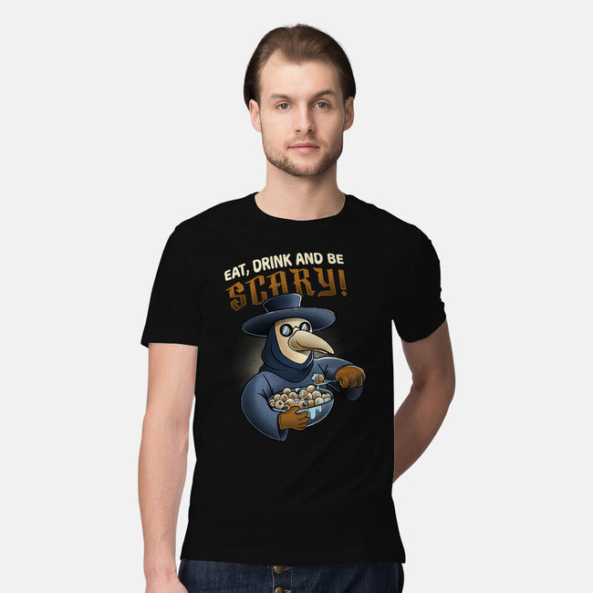 Eat Drink And Be Scary-mens premium tee-ManuelTurchiDesign