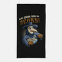 Eat Drink And Be Scary-none beach towel-ManuelTurchiDesign
