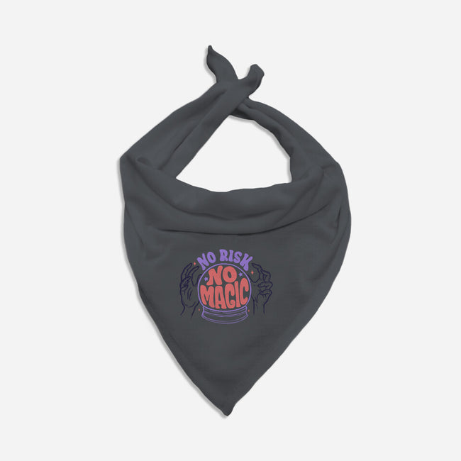 No Risk No Magic-cat bandana pet collar-tobefonseca