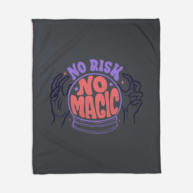 No Risk No Magic-none fleece blanket-tobefonseca