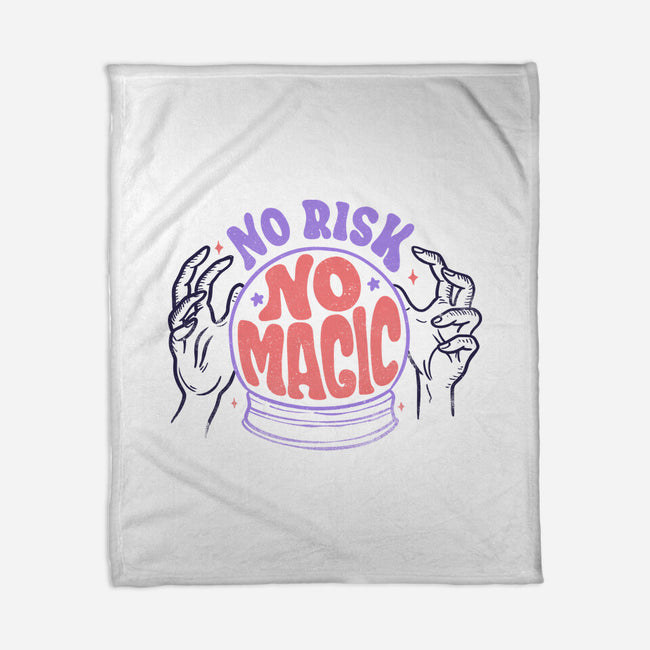 No Risk No Magic-none fleece blanket-tobefonseca