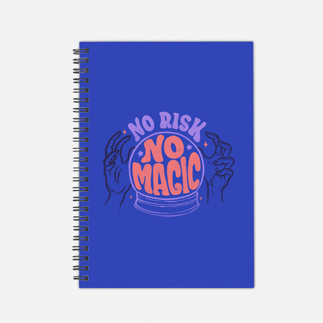 No Risk No Magic-none dot grid notebook-tobefonseca